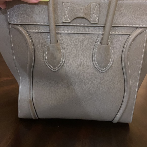 Celine MICRO LUGGAGE HANDBAG IN DRUMMED CALFSKIN - Picture 8 of 13